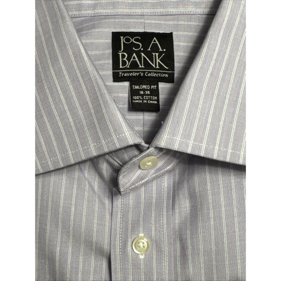 Men's BUNDLE 9-Long Sleeve Button Downs, 1-Sh Sleeve, Sizes M, 15-15.5, 16-16.5 - Picture 8 of 12